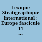 Lexique Stratigraphique International : Europe fascicule 11 Italia : = Italie