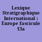 Lexique Stratigraphique International : Europe fascicule 13a Roumanie