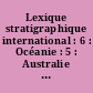 Lexique stratigraphique international : 6 : Océanie : 5 : Australie : 5f : Western Australia