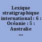 Lexique stratigraphique international : 6 : Océanie : 5 : Australie : 5g : Northern territory