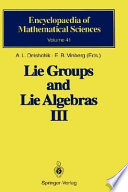 Lie groups and Lie algebras : III : Structure of Lie groups and Lie algebras