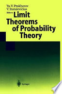 Limit theorems of probability theory