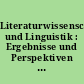 Literaturwissenschaft und Linguistik : Ergebnisse und Perspektiven : 2 : Zur linguistischen Basis der Literaturwissenschaft