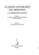 Lo Spazio letterario del Medioevo : 1 : Il Medioevo Latino : Volume V : Cronologia e bibliografia della letteratura mediolatina
