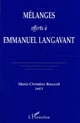 Mélanges offerts à Emmanuel Langavant