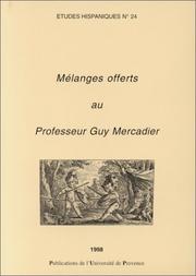 Mélanges offerts au Professeur Guy Mercadier