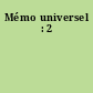 Mémo universel : 2