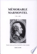Mémorable Marmontel : 1799-1999