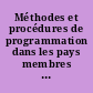 Méthodes et procédures de programmation dans les pays membres de la Communauté : Actes du colloque de Nice, septembre 1977