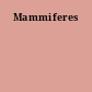 Mammiferes