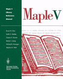 Maple V : library reference manual