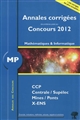 Mathématiques et informatique MP 2012
