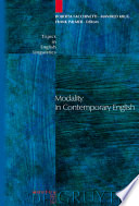 Modality in contemporary English