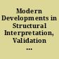 Modern Developments in Structural Interpretation, Validation and Modelling