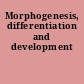 Morphogenesis, differentiation and development