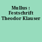 Mullus : Festschrift Theodor Klauser