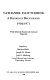 Nathaniel Hawthorne : a reference bibliography, 1900-1971, with selected nineteenth century materials