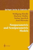 Nonparametric and semiparametric models