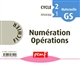 Numération, opérations : cycle 2 - niveau 1 (GS maternelle)