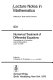 Numerical treatment of differential equations : proceedings of a conference held at Oberwolfach, July 4-10, 1976