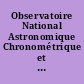 Observatoire National Astronomique Chronométrique et Météorologique de Besançon. XXe Bulletin Chronométrique 1907-08 publié par A Lebeuf