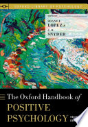 Oxford handbook of positive psychology