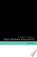 Oxford studies in early modern philosophy : II