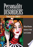 Personality disorders : toward the DSM-V