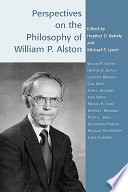 Perspectives on the philosophy of William P. Alston