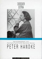 Peter Handke : die Langsamkeit der Welt