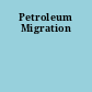 Petroleum Migration