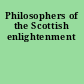 Philosophers of the Scottish enlightenment