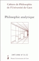 Philosophie analytique
