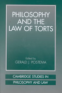 Philosophy and the law of torts
