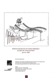 Ponts courants en zone sismique : guide de conception : janvier 2000