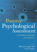 Positive psychological assessment : a handbook of models and measures
