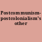 Postcommunism- postcolonialism's other