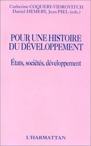 Pour une histoire du développement : États, sociétés, développement
