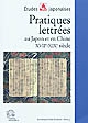 Pratiques lettrées au Japon et en Chine : XVIIe-XIXe siècle