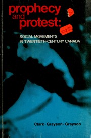 Prophecy and protest : social movements in twentieth-century Canada