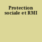 Protection sociale et RMI