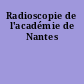 Radioscopie de l'académie de Nantes
