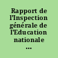 Rapport de l'Inspection générale de l'Education nationale : juin 1994