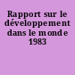 Rapport sur le développement dans le monde 1983