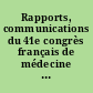 Rapports, communications du 41e congrès français de médecine : 2 : Les Infections bactériennes d'actualité