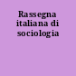 Rassegna italiana di sociologia