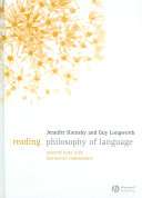 Reading philosophy of language : selected texts with interactive commentary