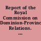 Report of the Royal Commission on Dominion-Provincial Relations. Book III : Documentation : 3