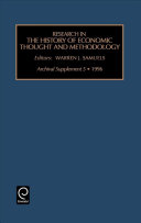 Research in the history of economic thought and methodology : Archival supplement 5