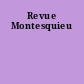 Revue Montesquieu
